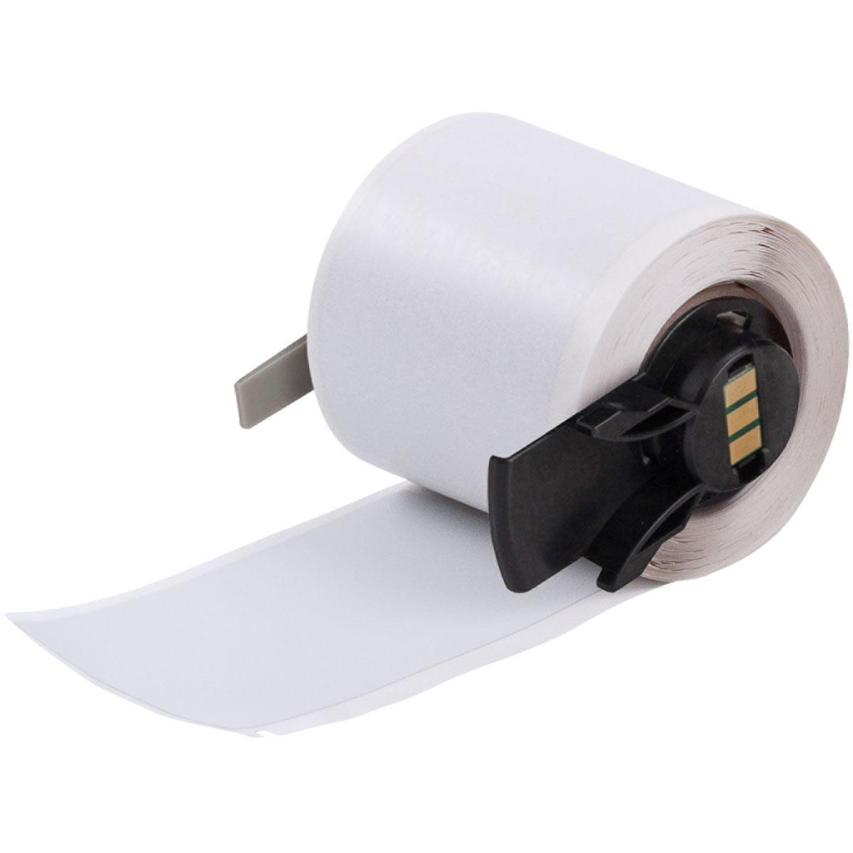 Product image for BMP61 M611 TLS 2200 MetaLabel Polyester Labels, 1.9" H x 3" W, Roll of 100 Labels, Light Gray