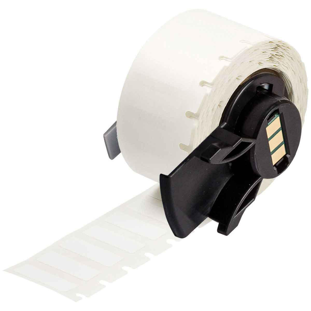Product image for BMP61 M611 TLS 2200 Nylon Cloth Labels, 1" H x 1" W, Roll of 250 Labels