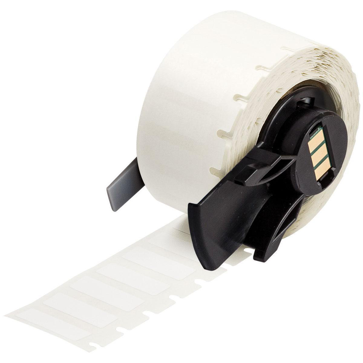 Product image for BMP61 M611 TLS 2200 ToughBond Glossy Polyester Labels, 1" H x 1" W