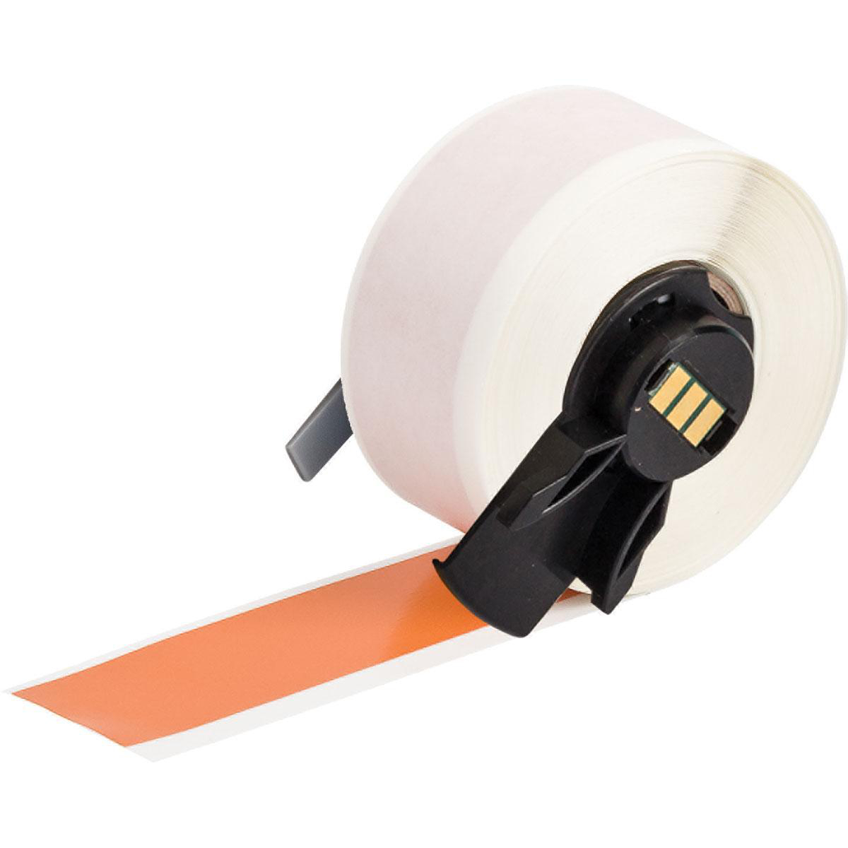 Product image for Label vinyl matte finish orange 1"x50'