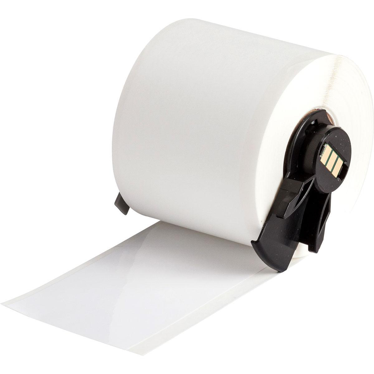 Product image for M61 Outdoor Polyester Labels, 1.9 in W x 50 ft L Roll of 50 Feet White