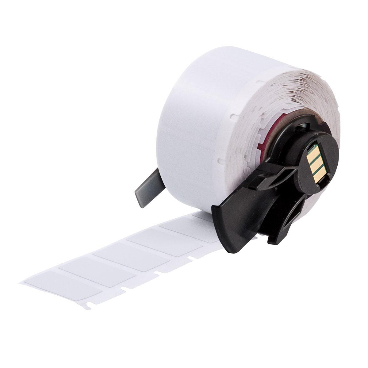 Product image for Label polyester matte finish light grey 1x0.5"