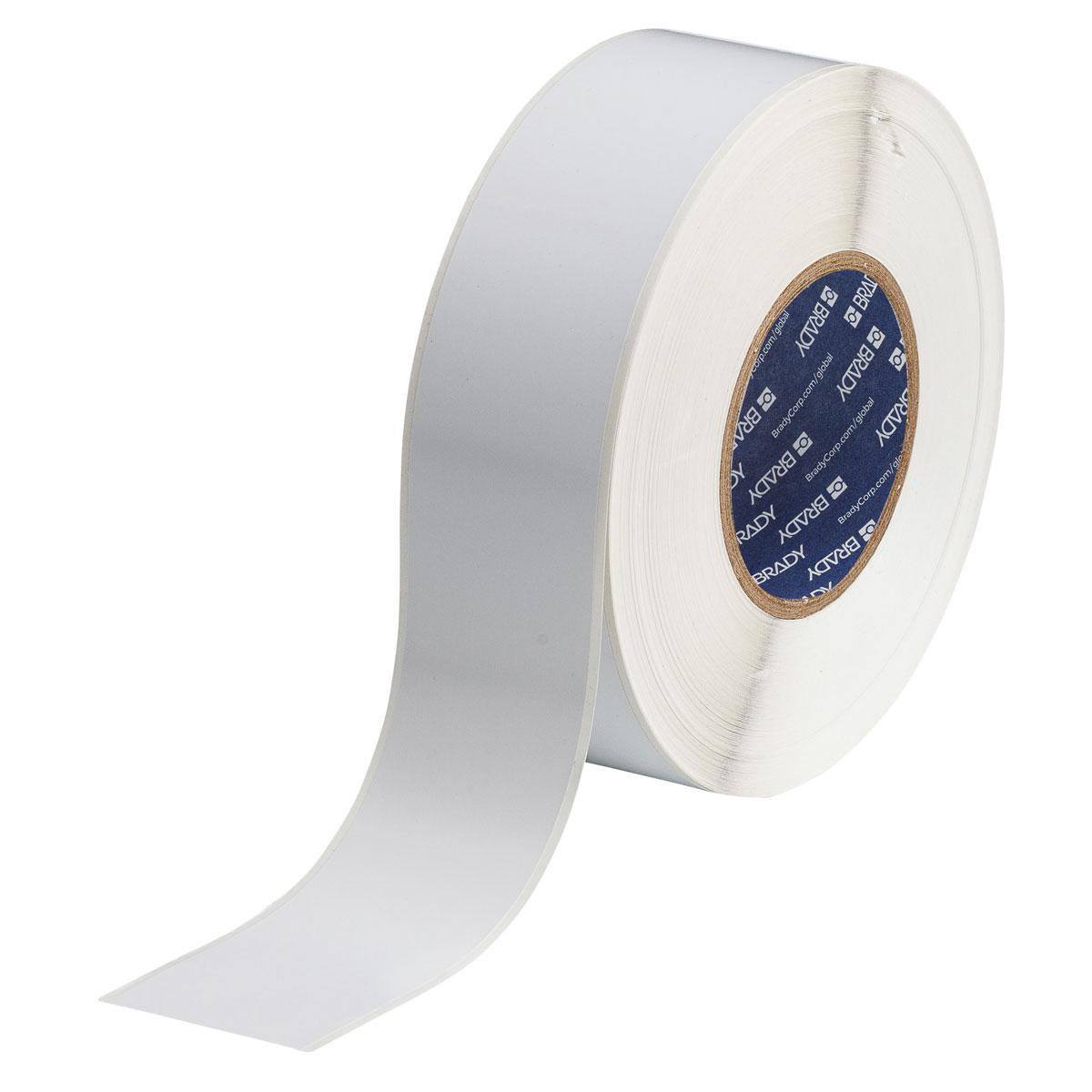 Product image for Workhorse Vinyl Labels, 2" W x 300' L, Roll of 300', White