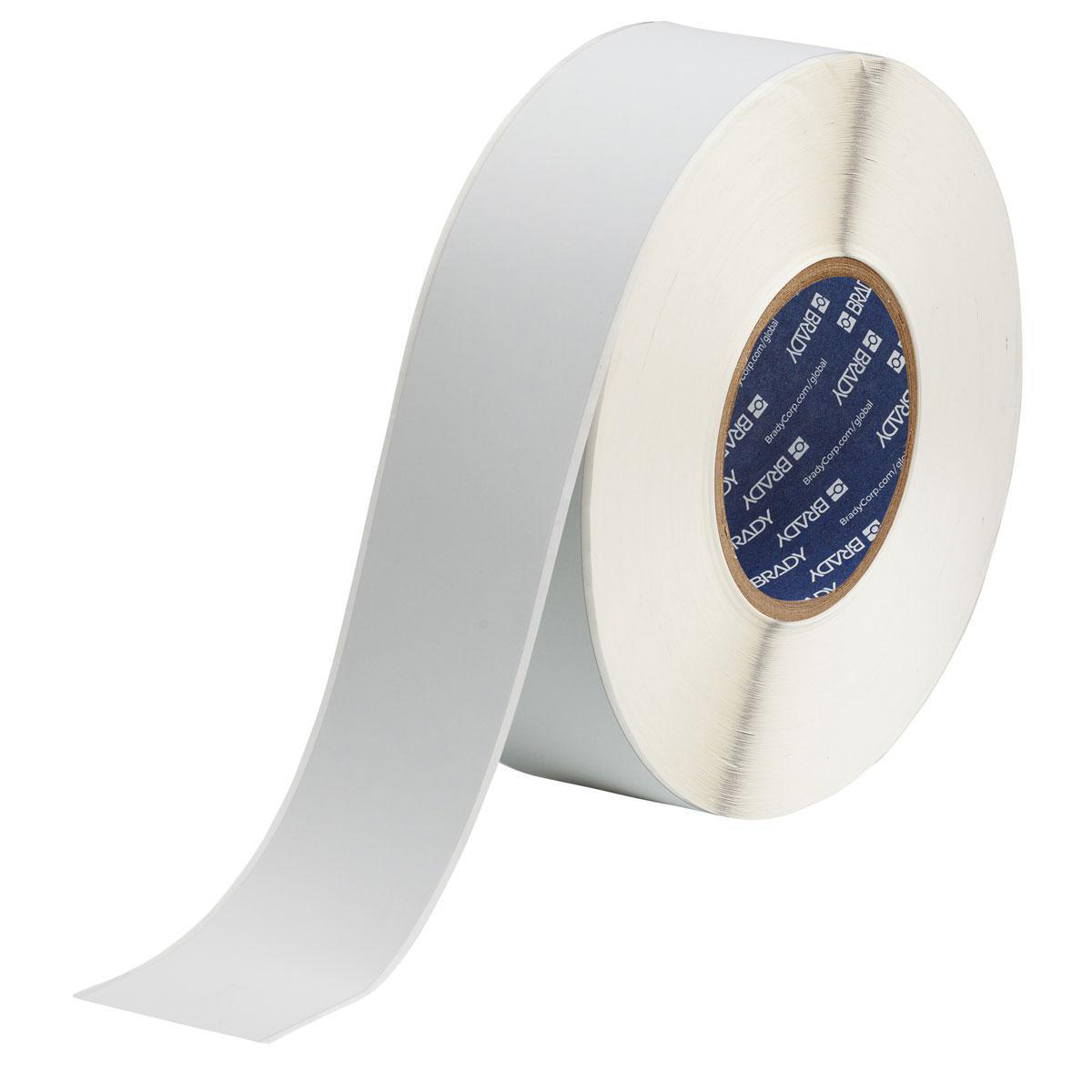 Product image for MetaLabel Metallized Matte Polyester Labels, 2" W x 300' L, Light Gray