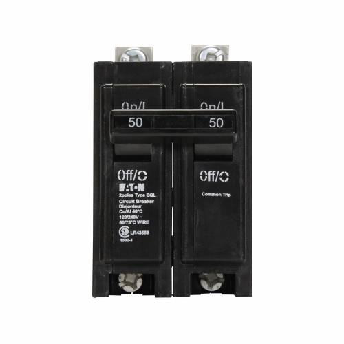 EATON BQL250 Molded Case Circuit Breaker Type BQL, Classic 50 A, 2