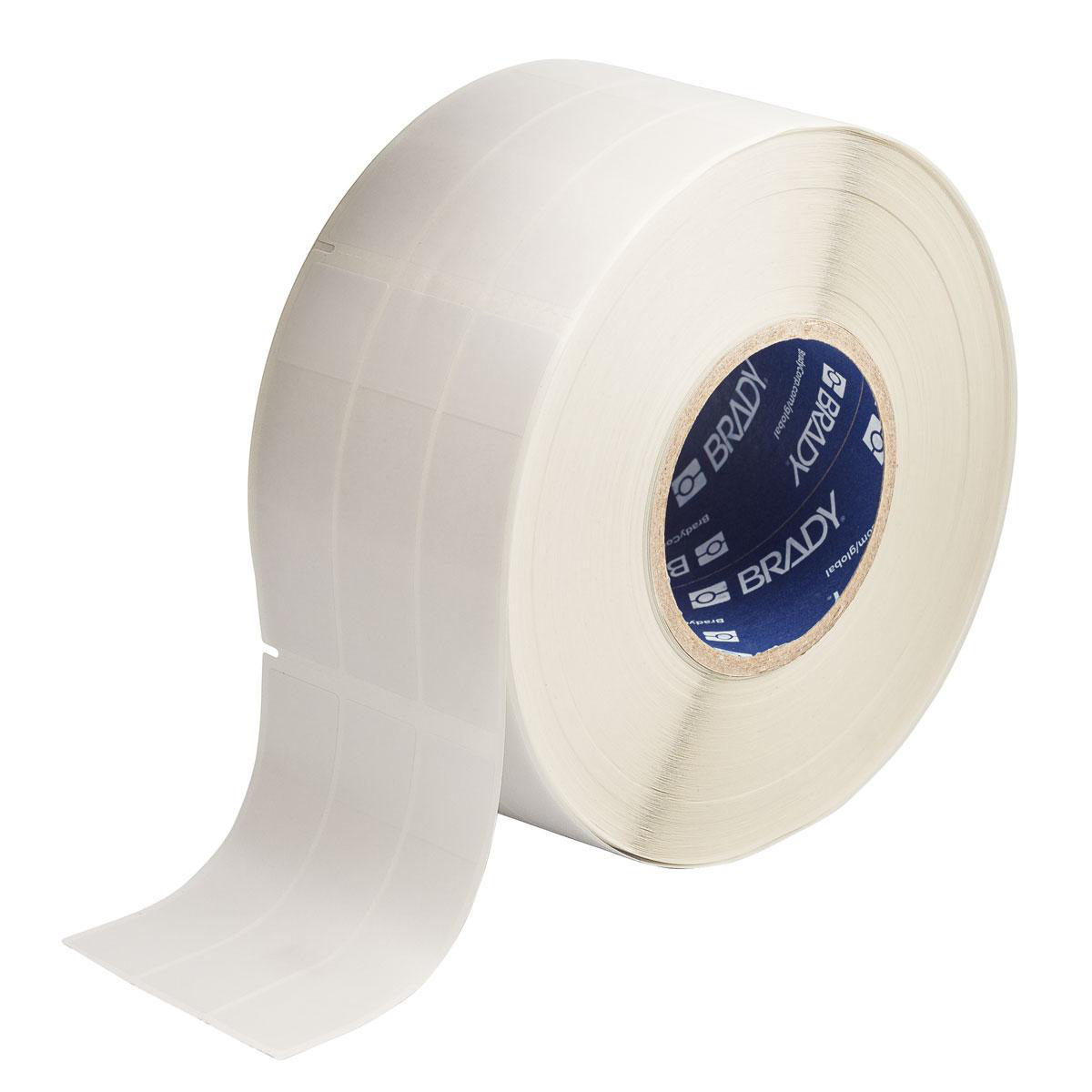 Product image for Label vinyl matte finish white 1x3.75"