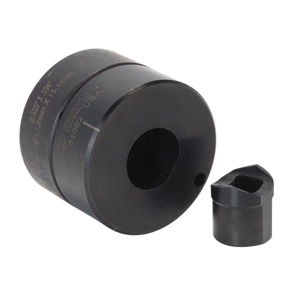 Product image for Unit D-punch hand/hydraulic 0.625x0.594"