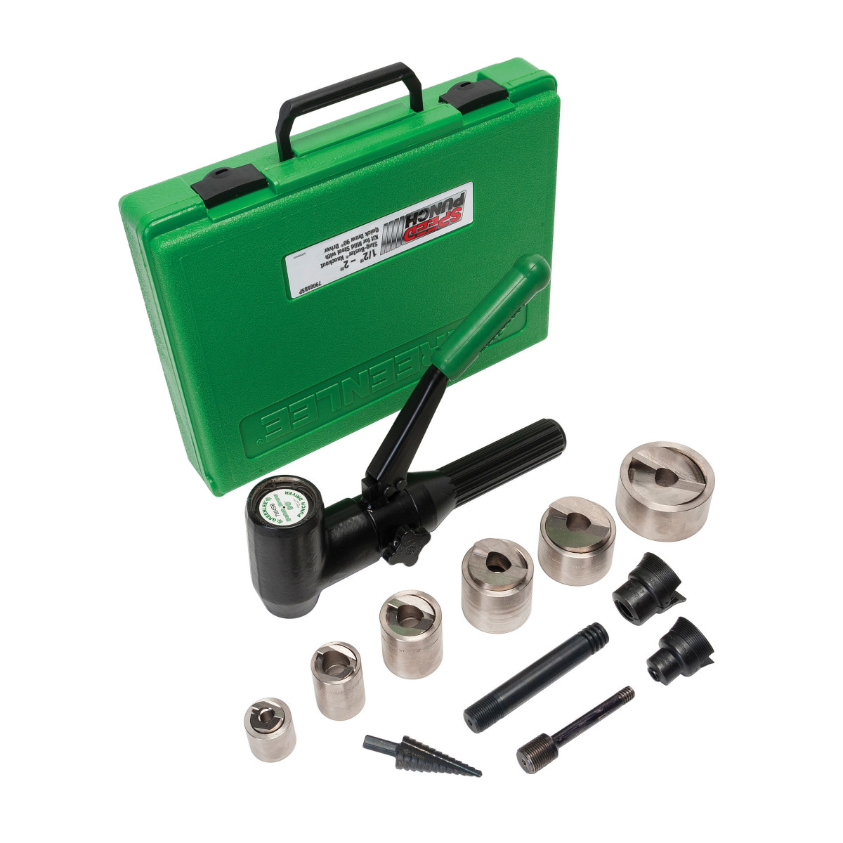Product image for SPEED PUNCH KIT 1/2-2 MS W/DRIVER