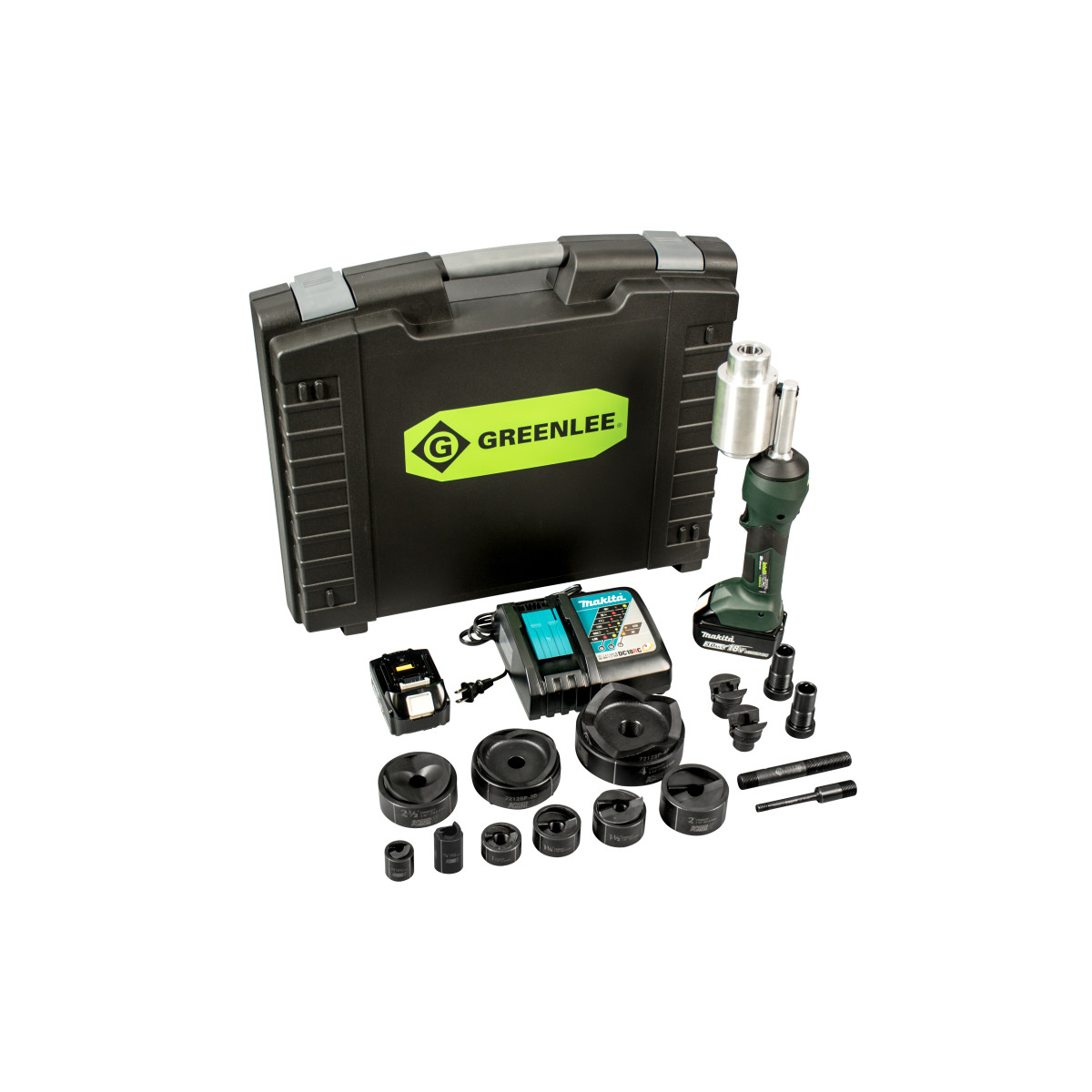 Product image for Tool INTELLI-PUNCH knockout 11ton 18V 39.86lb
