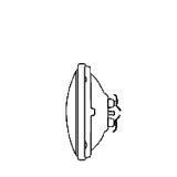Product image for H7551 PAR36 6.0V 8W 550 MSCP