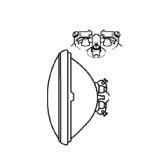 Product image for 4411-1 PAR36 12.8V 35W SLIP-ONTERMI
