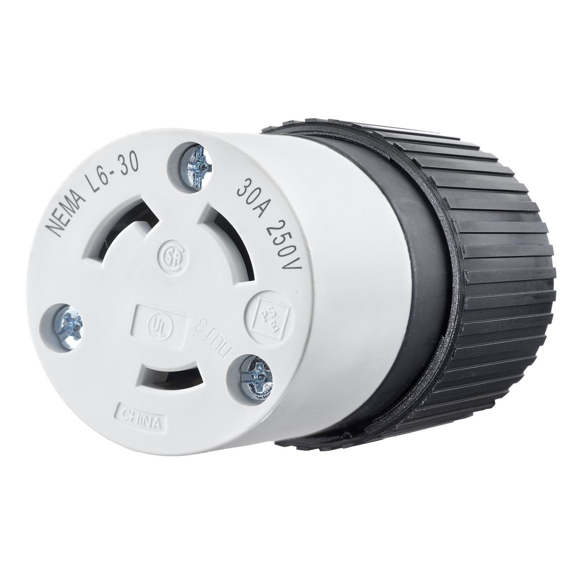 Product image for LKG CONN, 30A 250V, L6-30R, B/W