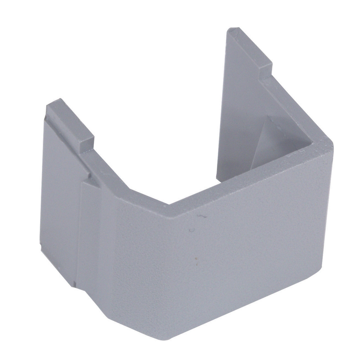 Product image for Connector SNAP-FIT blank grey 10/pk