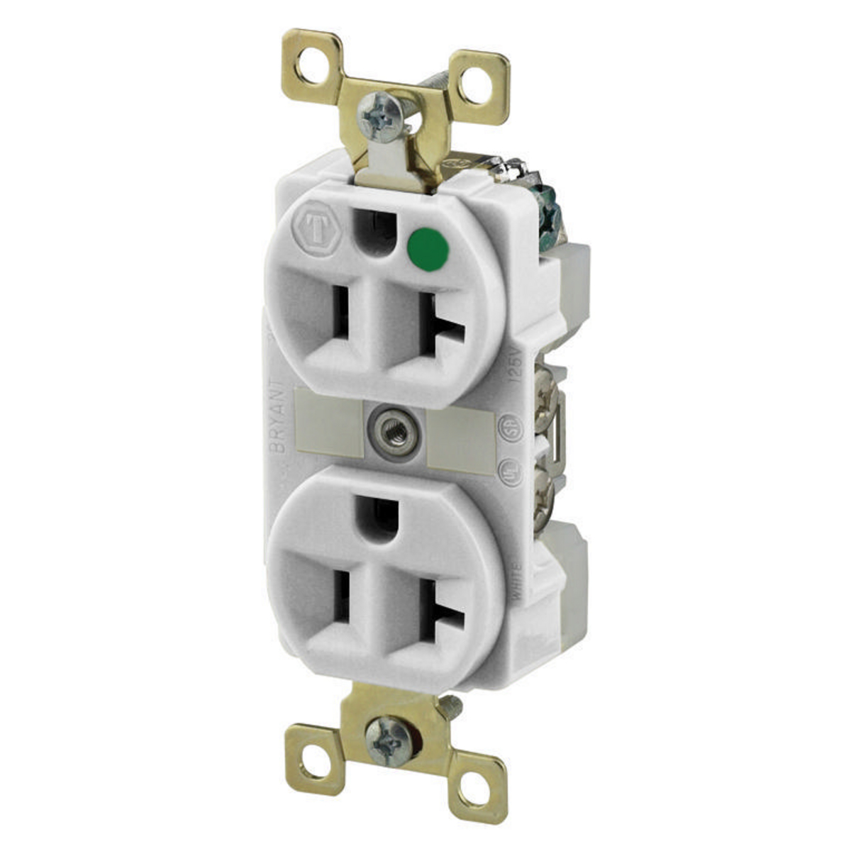 Product image for WR RECPT, DUP, SB, HG, 20A 125V, (MS90)