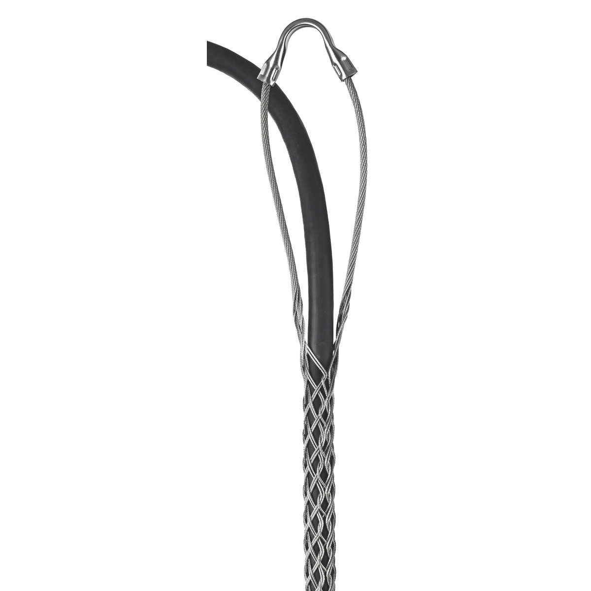 Product image for Grip support single eye split mesh lace closing bronze 0.75-0.99"