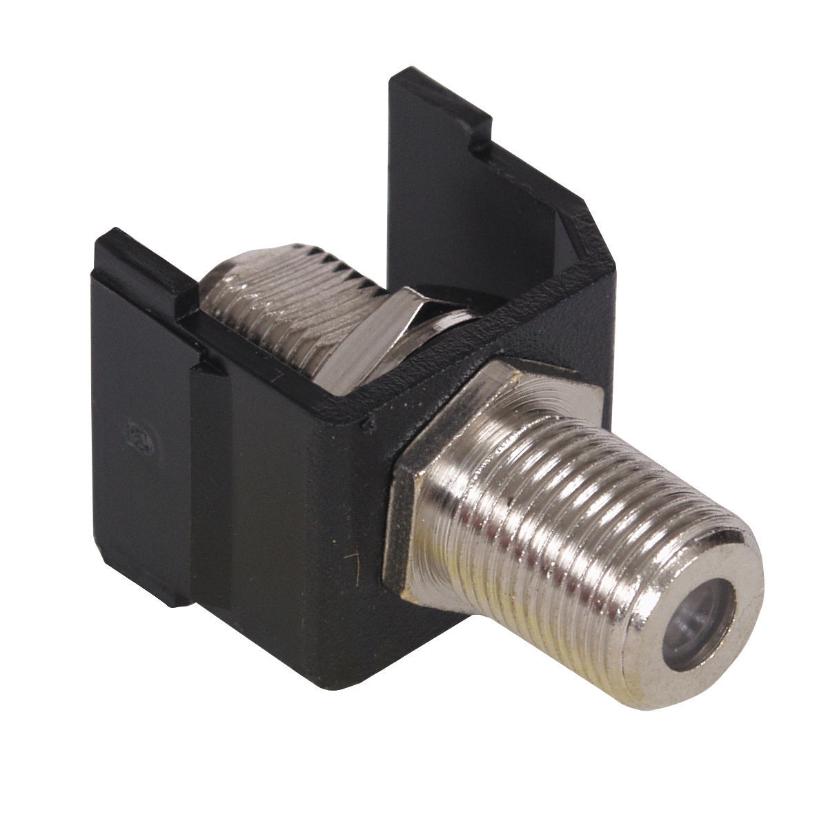 HUB SFFBX CONNECTOR AV SNAPFIT TYPE F BLACK