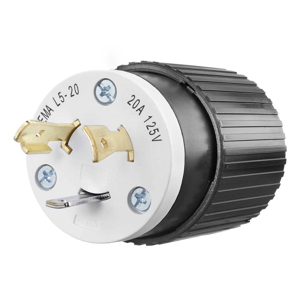 Product image for LKG PLUG, 20A 125V, L5-20P, B/W
