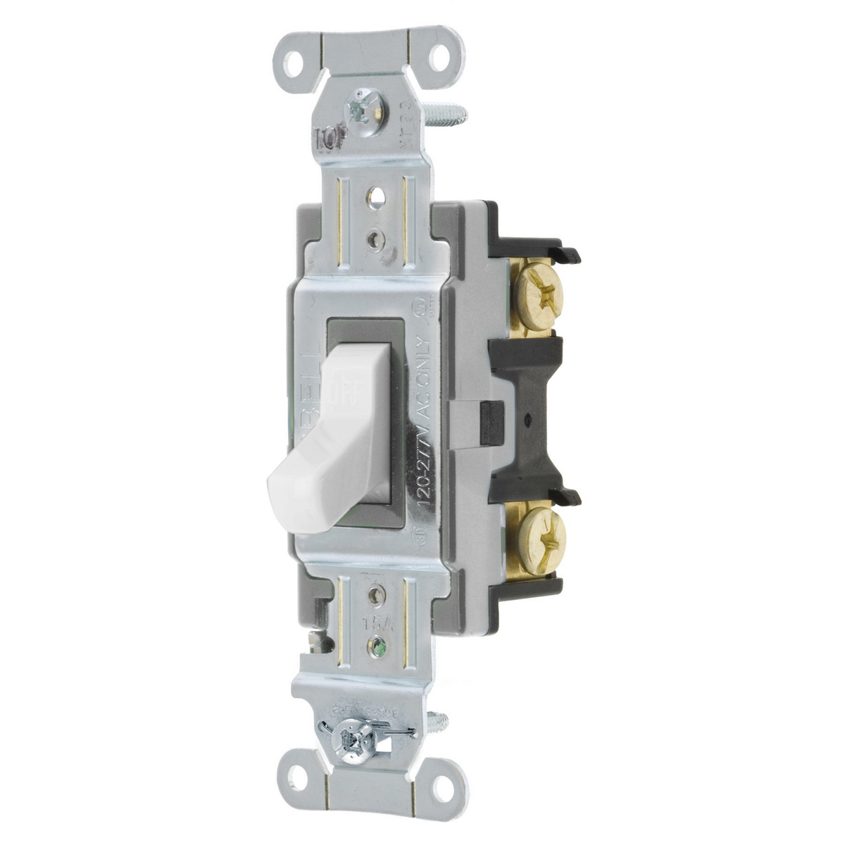 Product image for SWITCH, COM, SP, 15A 120/277V, SW, WH