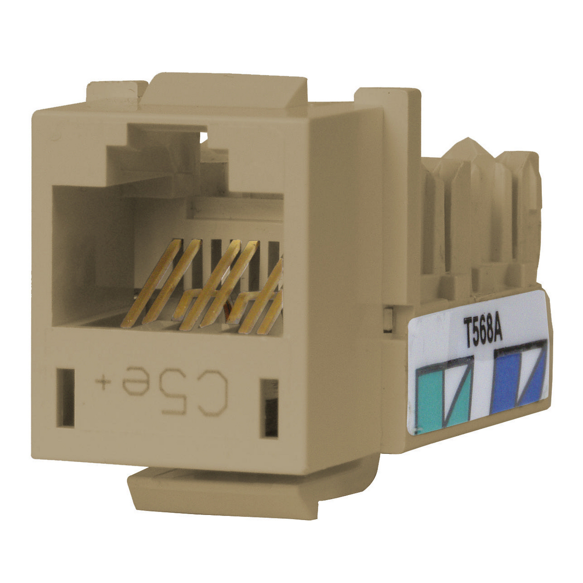 Product image for Jack Xcelerator cat5e 190MHz electric ivory
