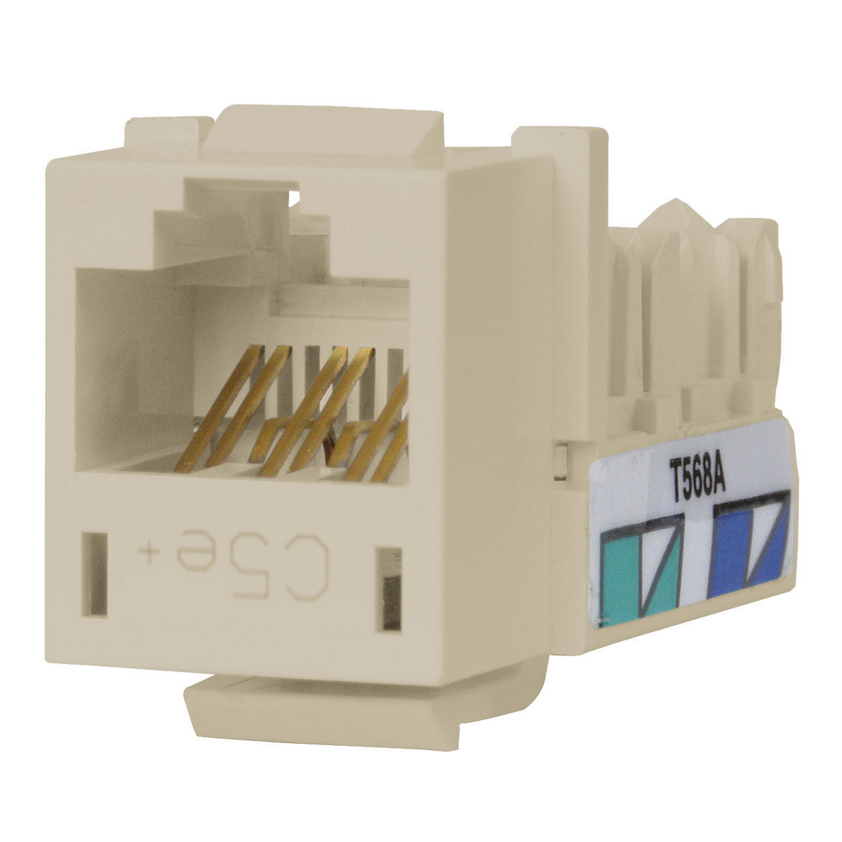 Product image for HUB HXJ5EOW JACK CAT5E HXJ 8POSIT UNI A/B OW