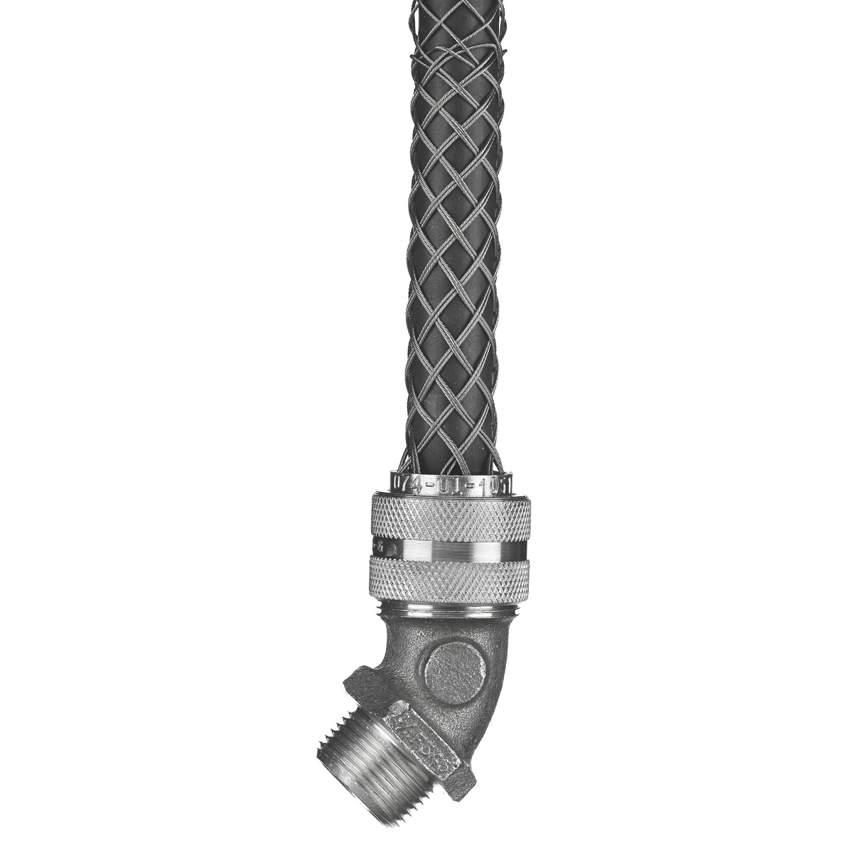 Product image for Grip cord 45.. male aluminium 3/4" NPT 0.625-0.75"