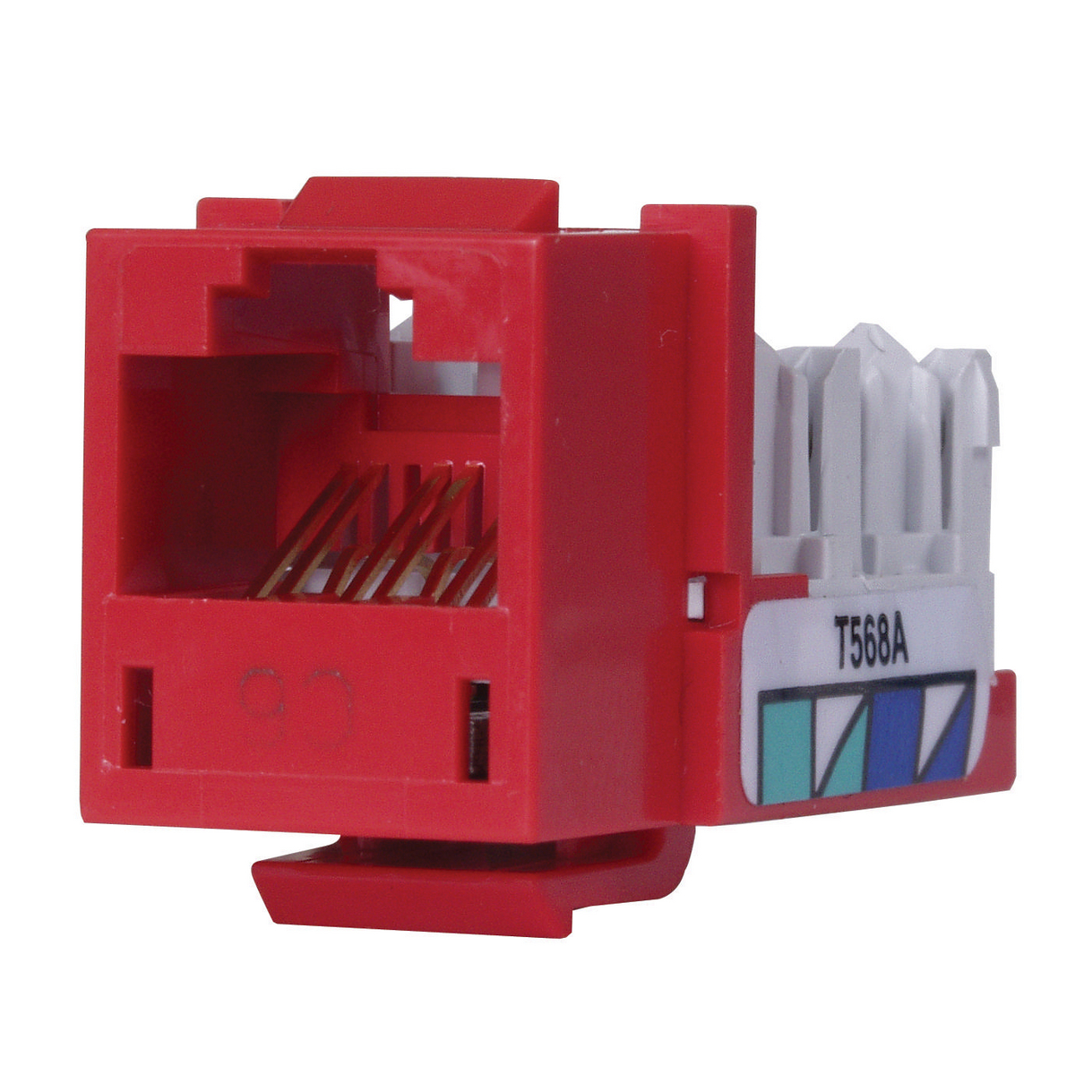 Product image for Jack universal thermoplastic Cat6 red NEXTSPEED