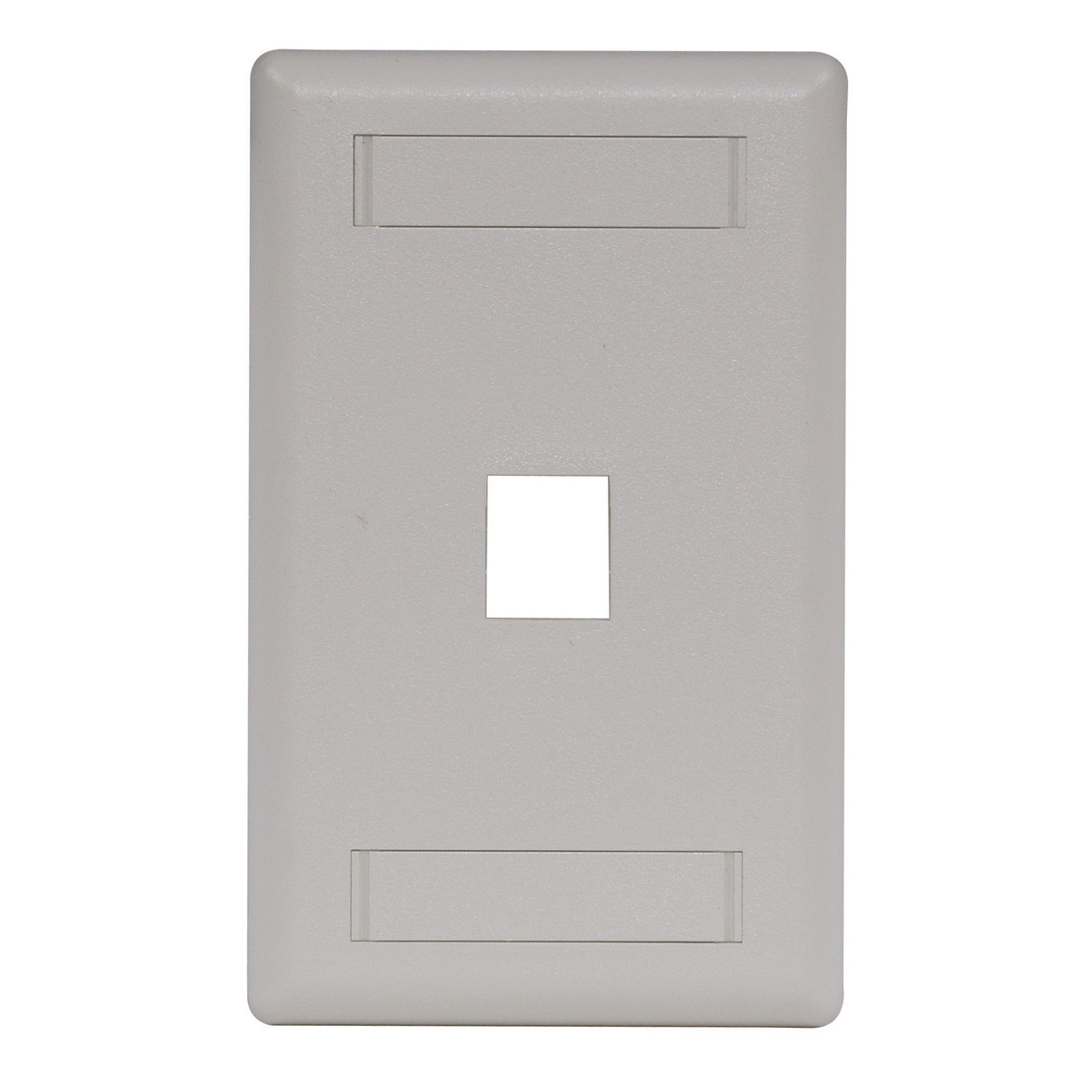Product image for HUB IFP11OW COVER 1GANG 1PORT OW WALLPLATE FLUSH