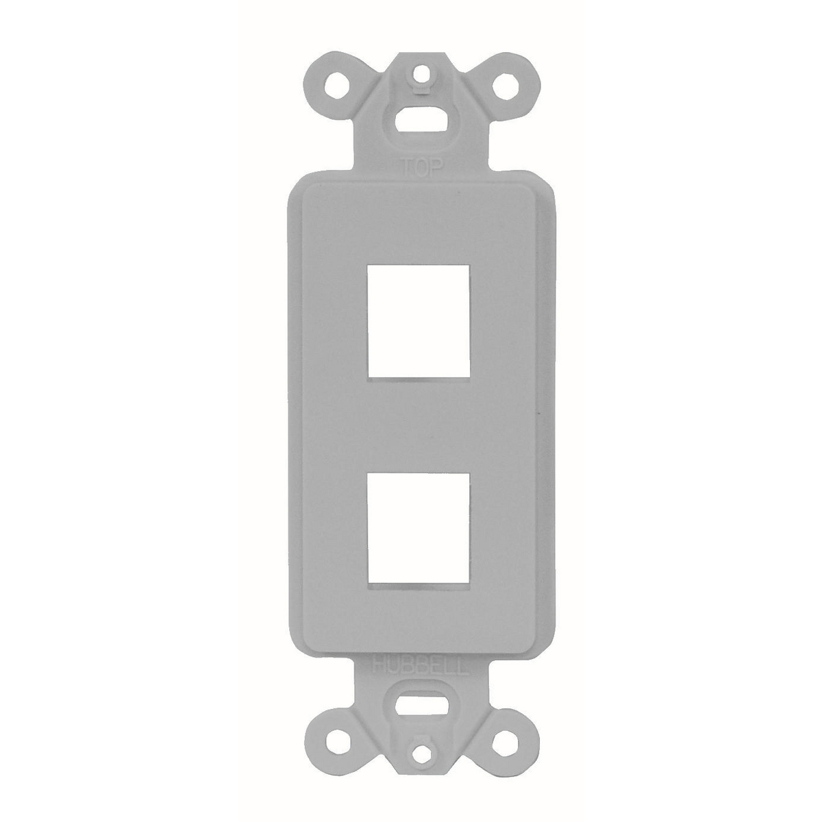 Product image for Frame STYLE LINE unloaded 2-port gray