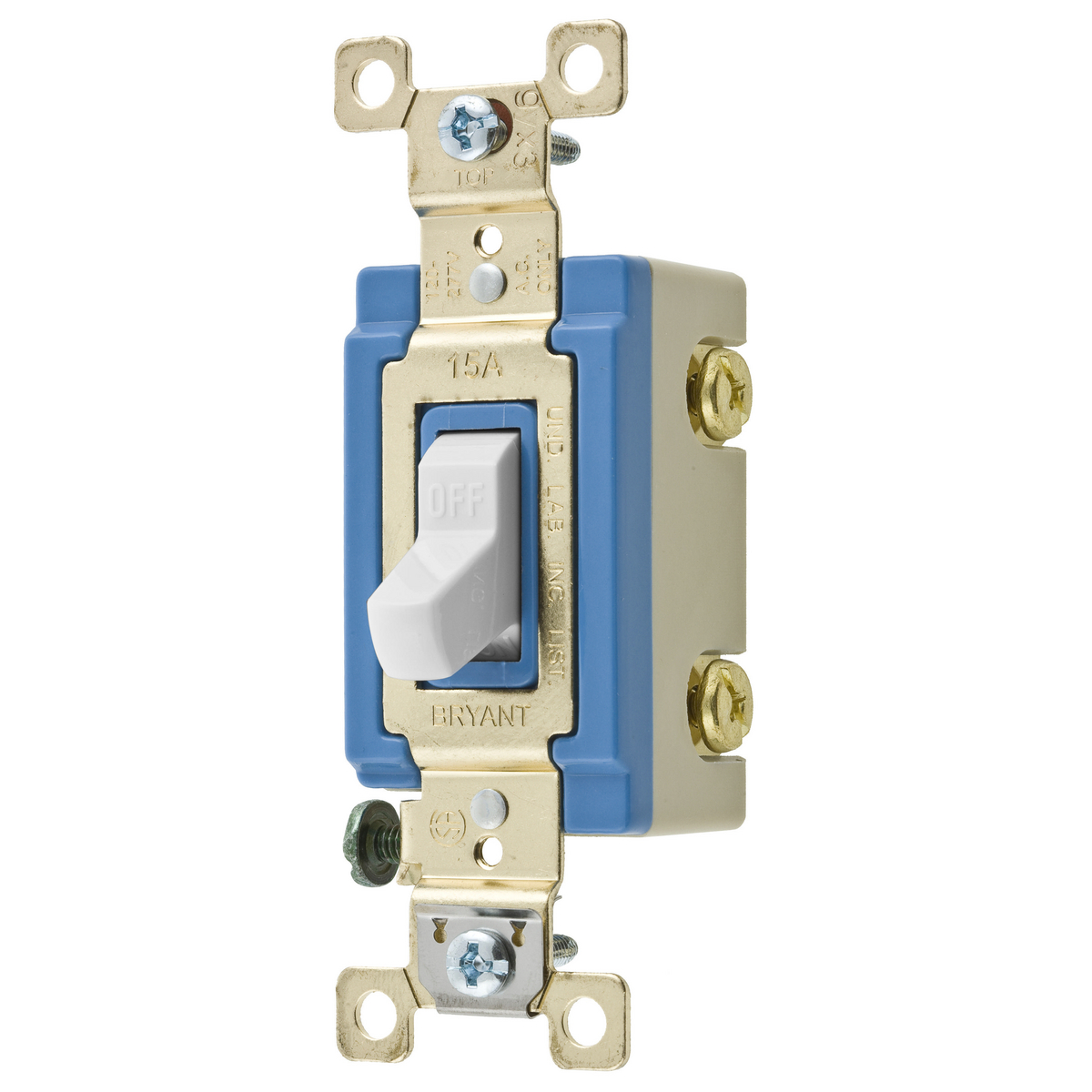 Product image for DP TOG, IND GRD, 15A 120/277V, WH