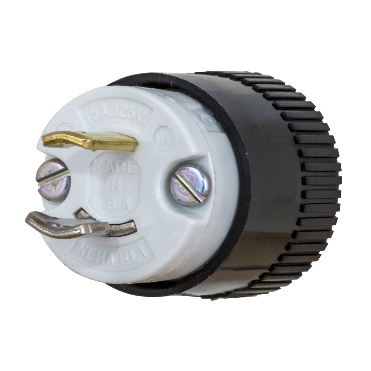Product image for LKG PLUG, MIDGET, 15A 125V, ML-1P