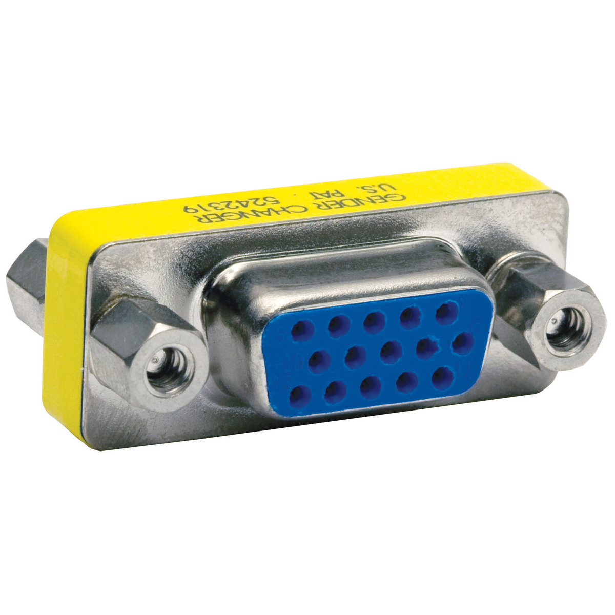 Product image for Gender changer AV connector 15pin F/F coupler