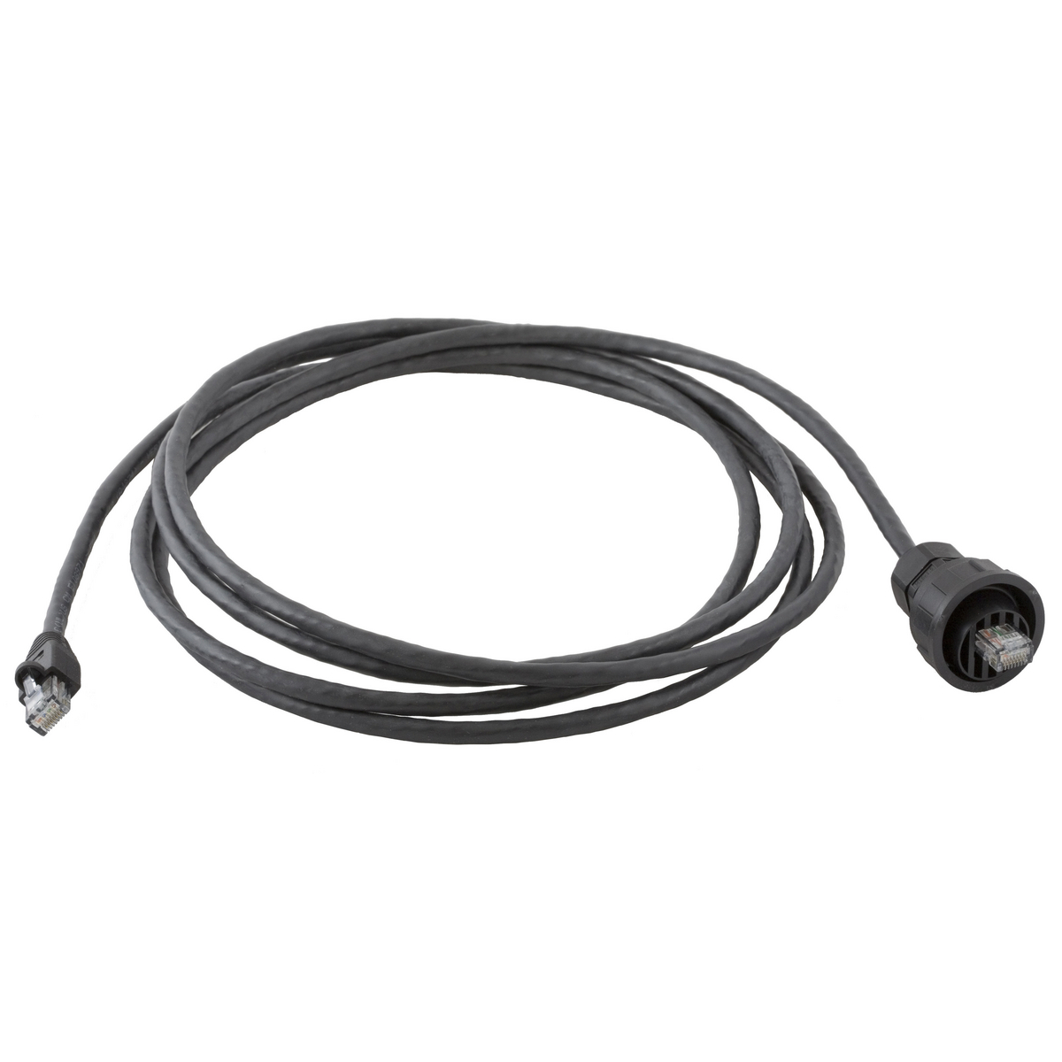 Product image for P-CORD, HI-IMPACT,6,BK,RJ45-IE,10'