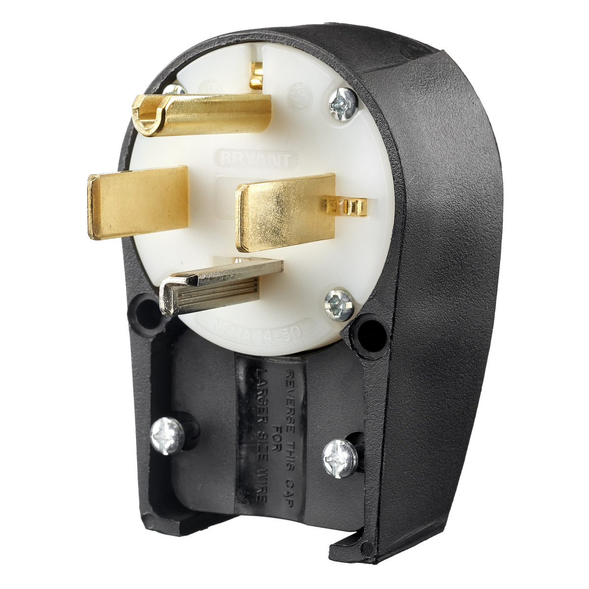 Product image for PLUG ANG, 30A 125/250V, 14-30P
