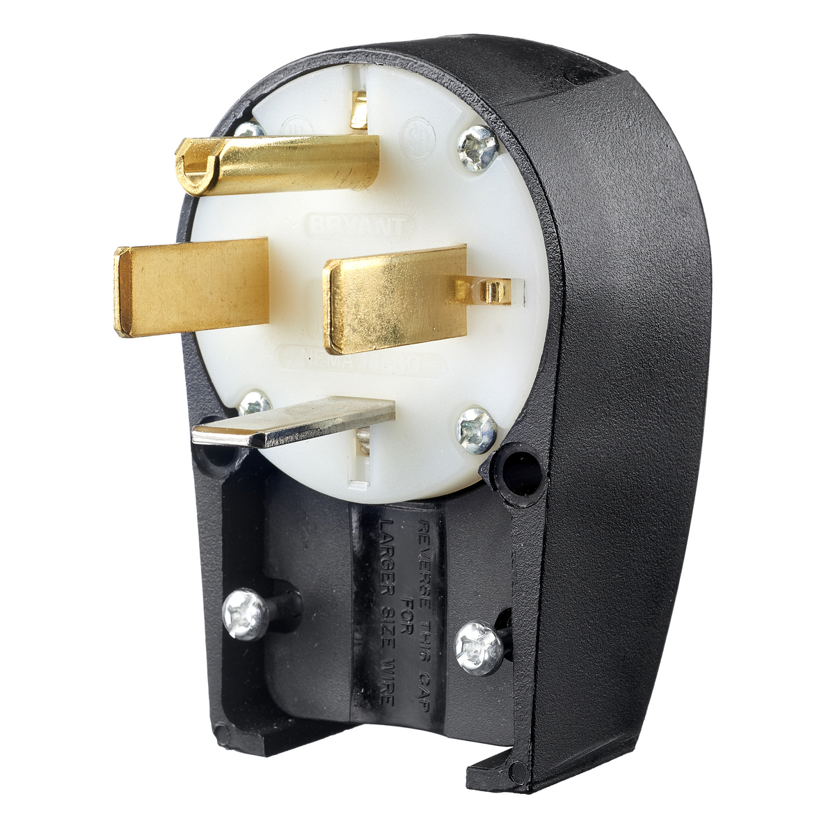 Product image for PLUG ANG, 60A 125/250V, 14-60P