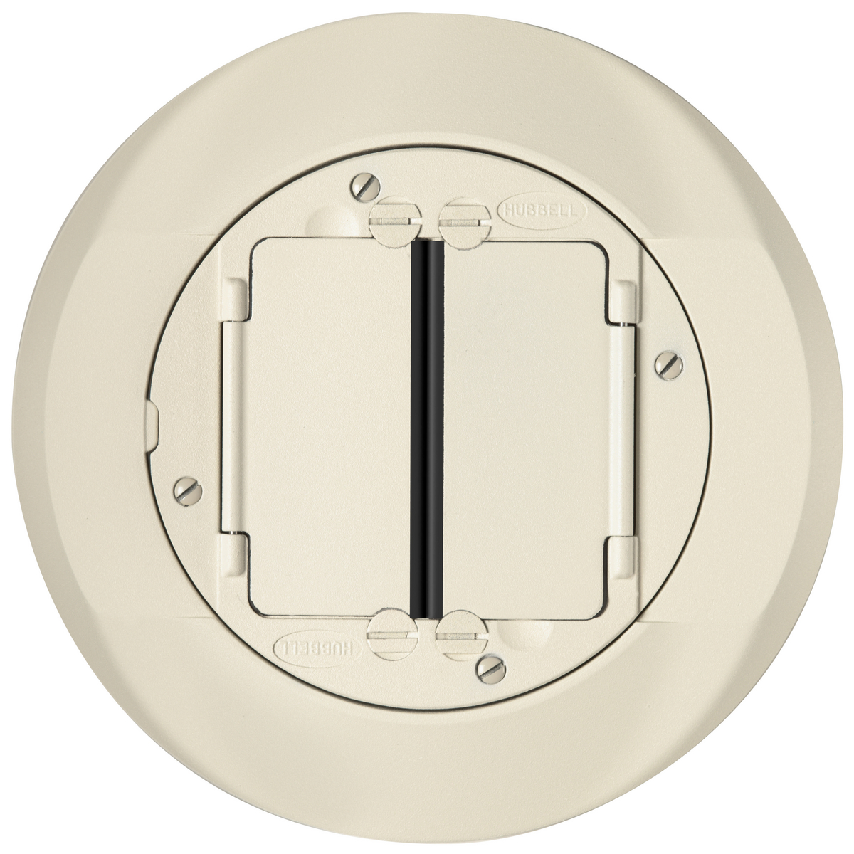 Product image for Cover universal carpet flange ivory 8in dia