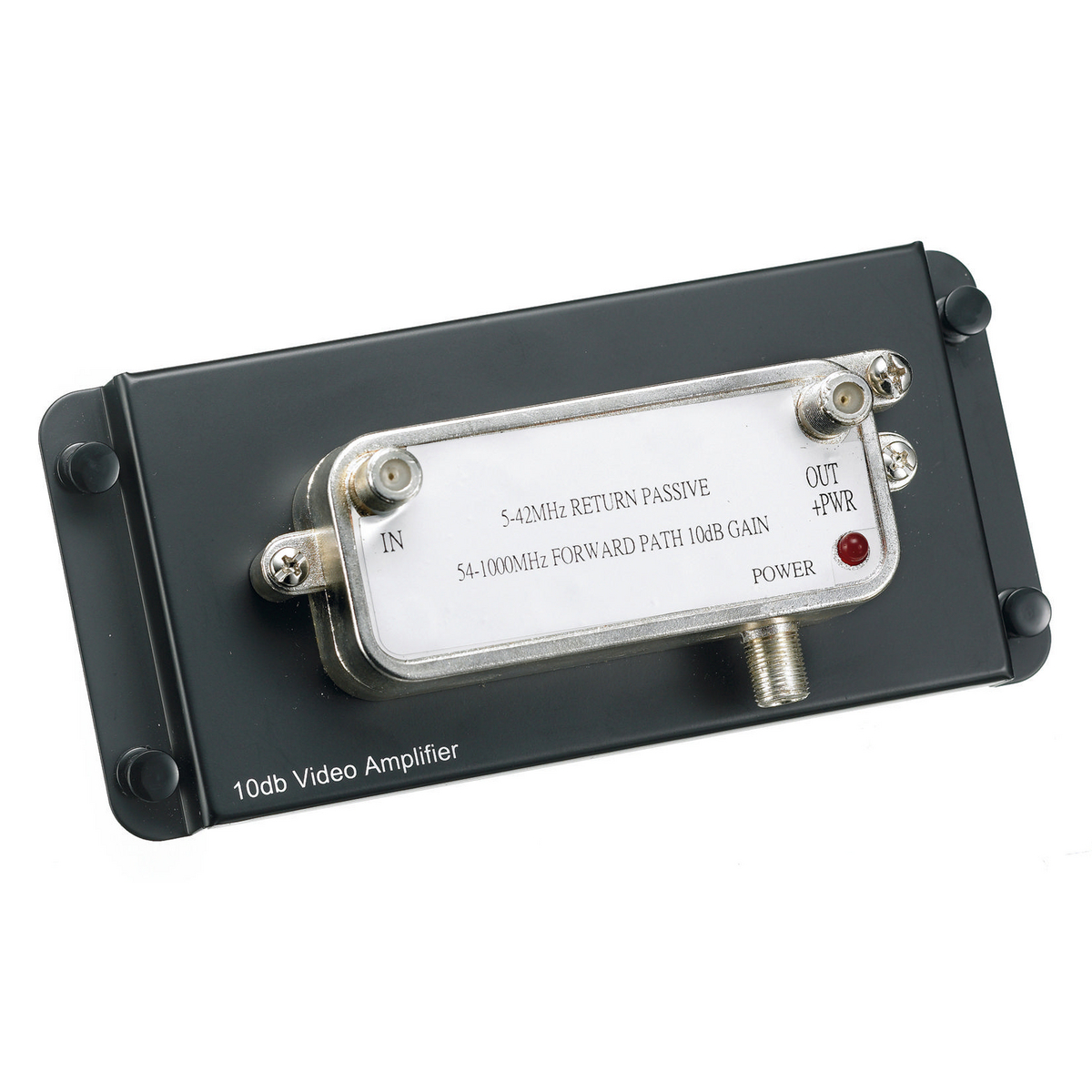Product image for Module fixed video amplifier for incoming cable feeds 10dB 120V