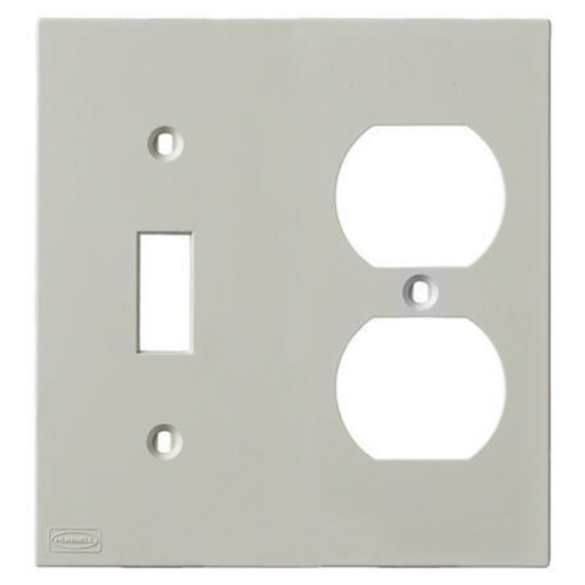 Product image for Faceplate 2-gang toggle/duplex