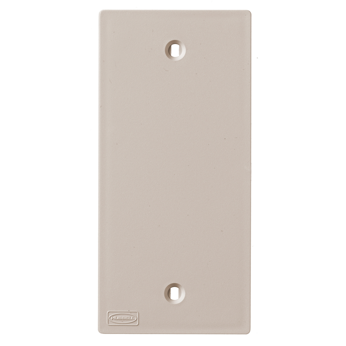 Product image for Plate 1-gang blank flush mount almond