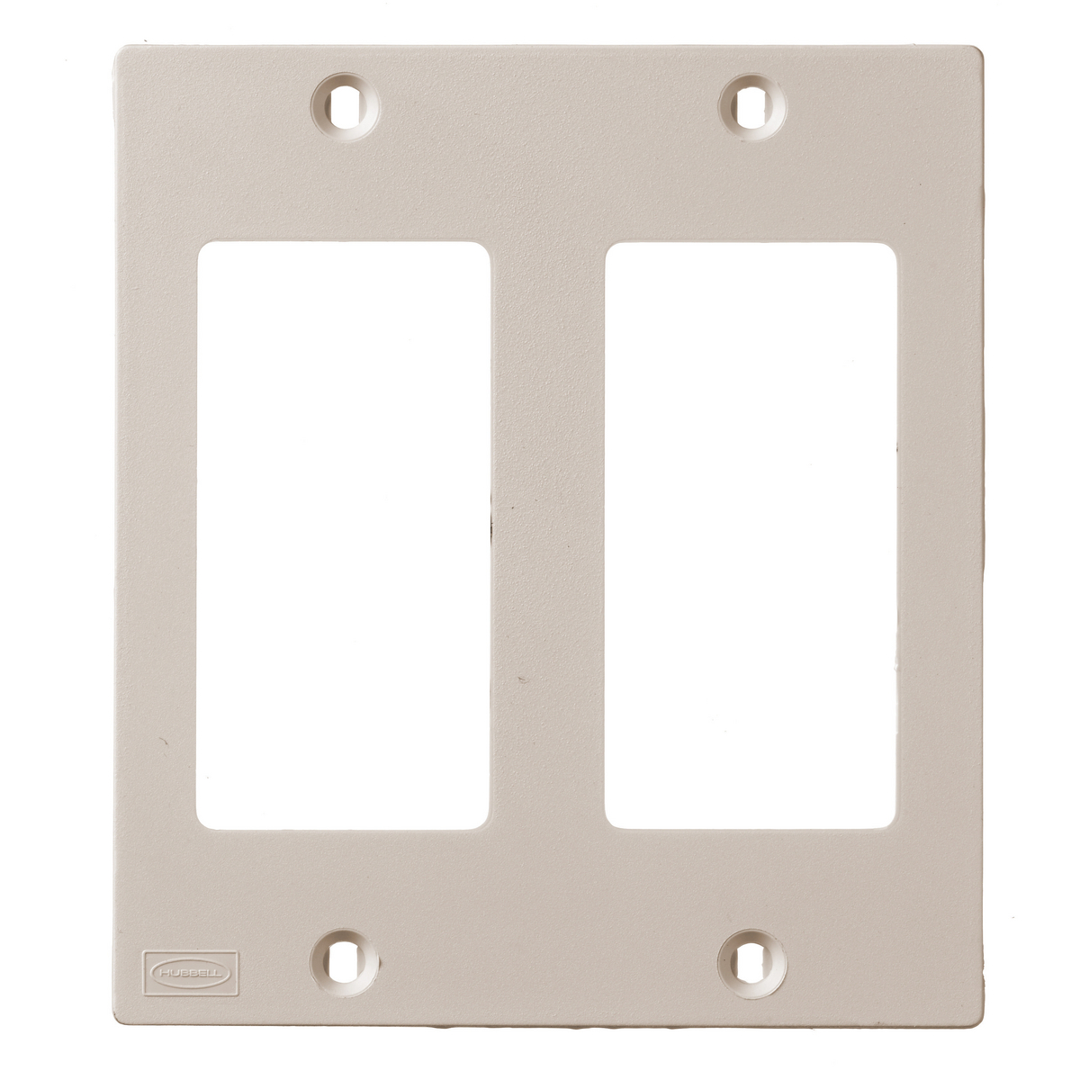 Product image for Plate 1-gang decorator flush mount almond