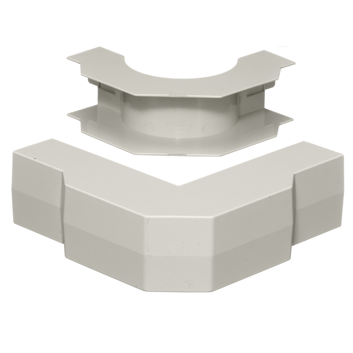 Product image for Elbow ext base/cover off white 5.06x1.57x5.06in