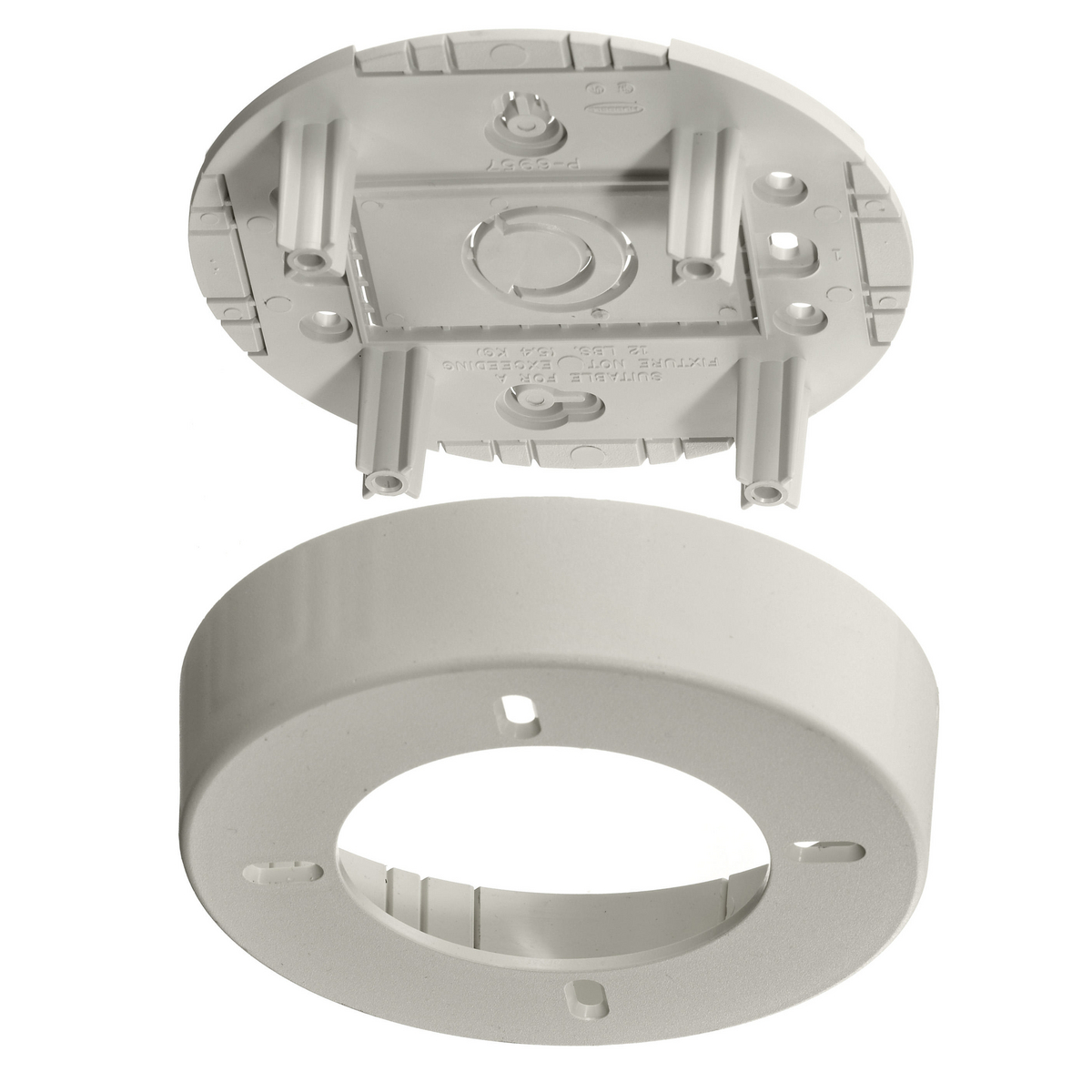 Product image for HUB PDB12LF FITTING ROUND LIGHT FIXTURE