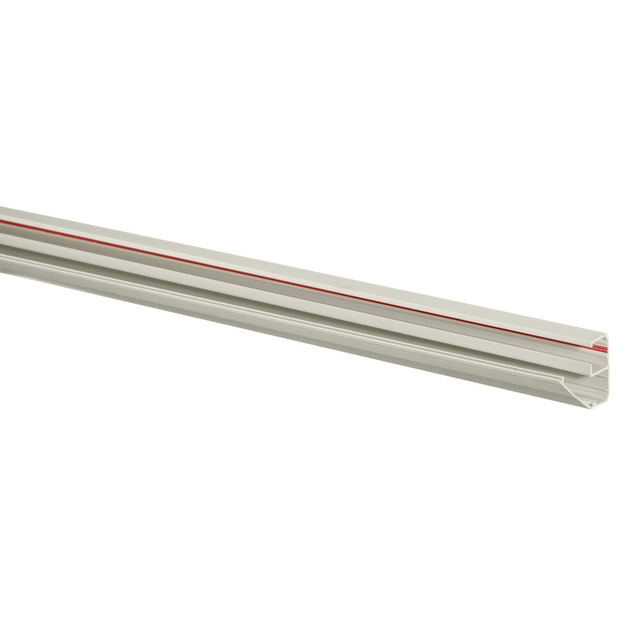 Product image for Raceway two-channel PVC white 7ft WALLTRAK