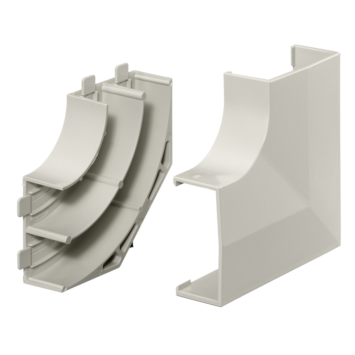 Product image for Elbow flat base/cover off white 3.94x3.94x1.11in