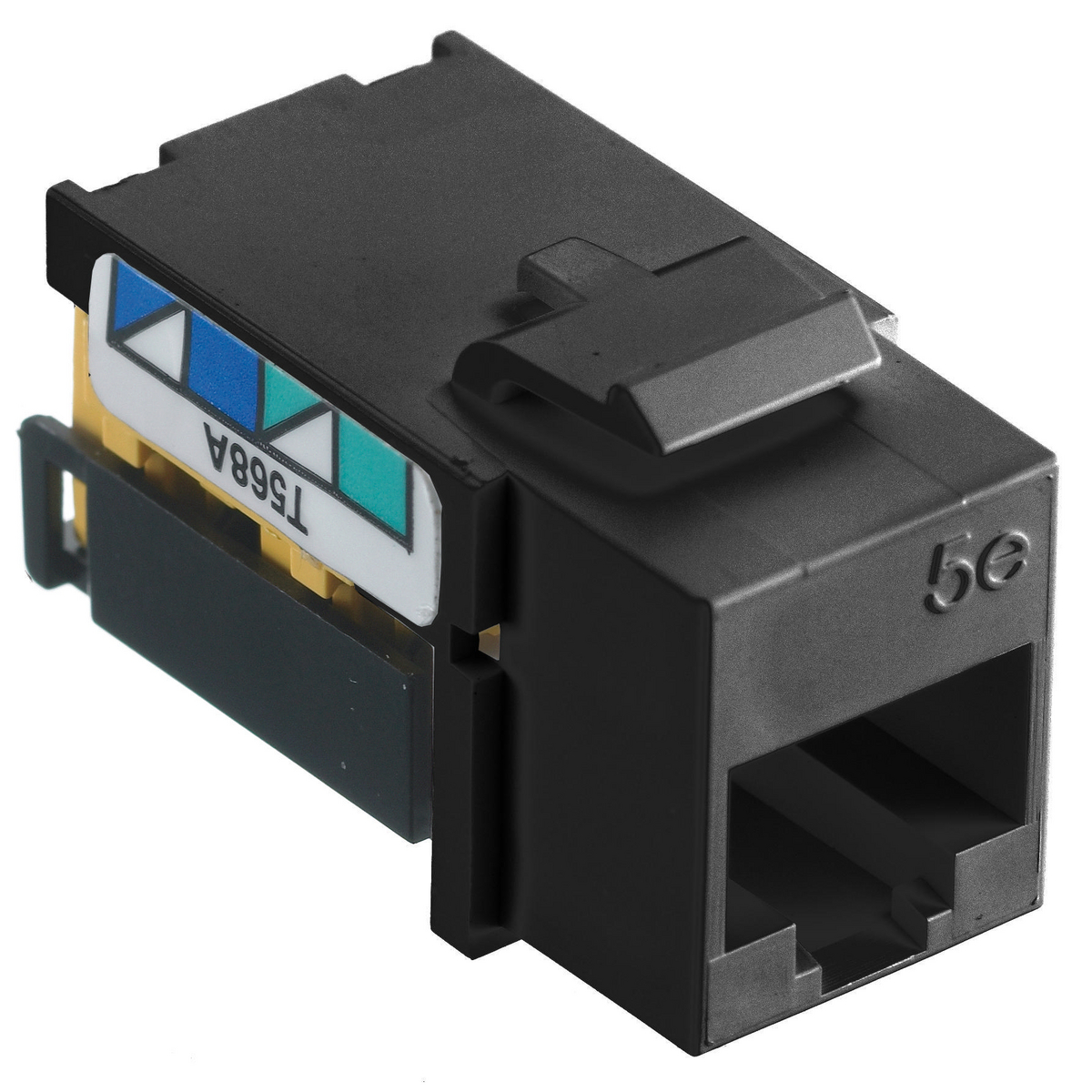 Product image for Jack modular voice/data CAT5e black