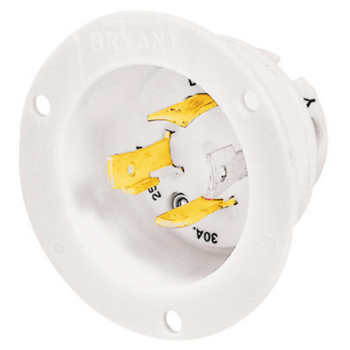 Product image for LKG FLG-INLT, 30A 3PH 250V, L15-30P,WH