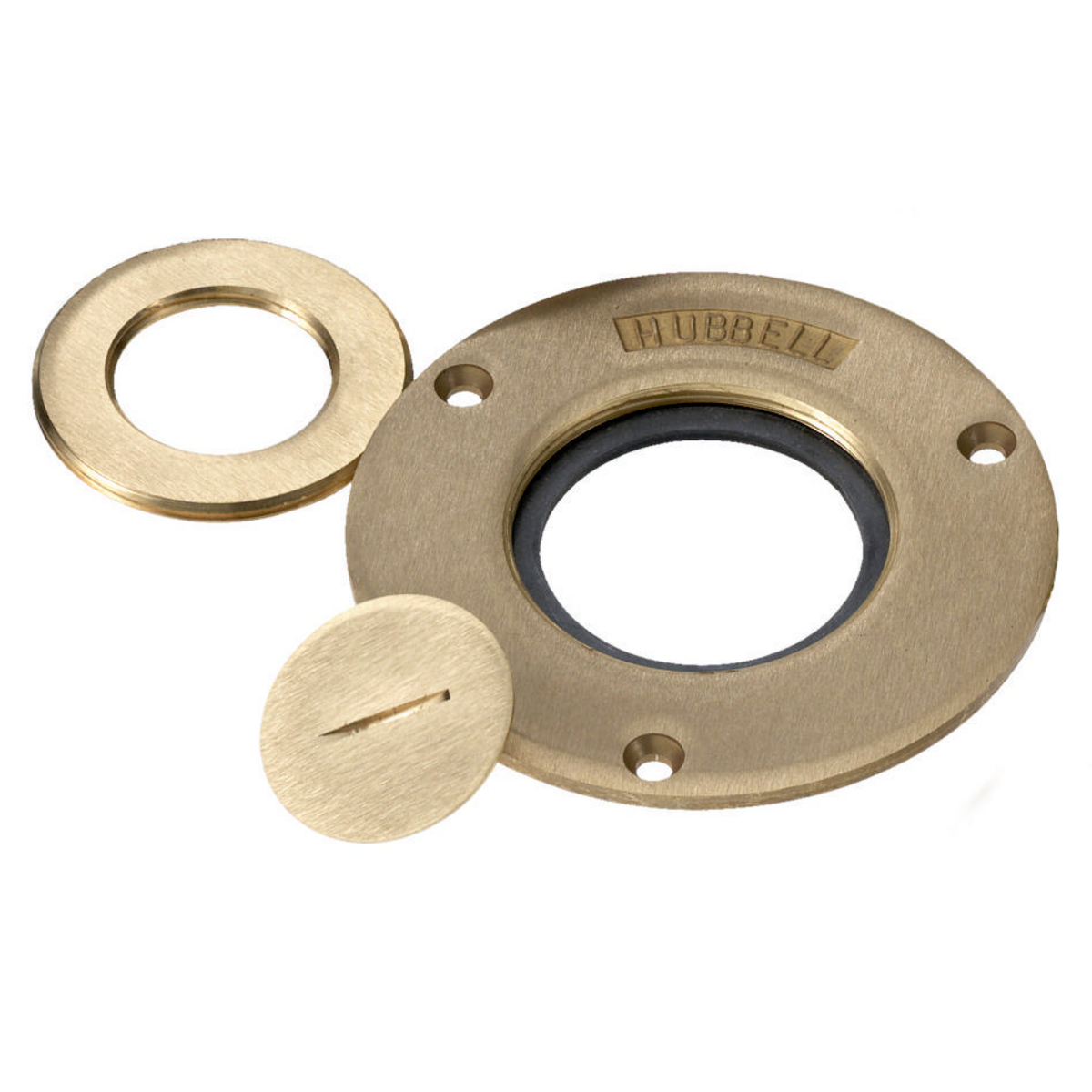 Product image for Plug crown brass for floor box 3/4" NPT