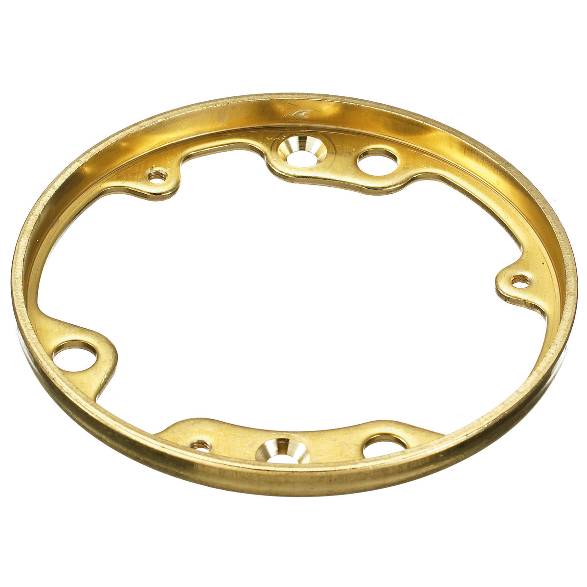 Product image for Frame cover brass for round floor box 4.19"