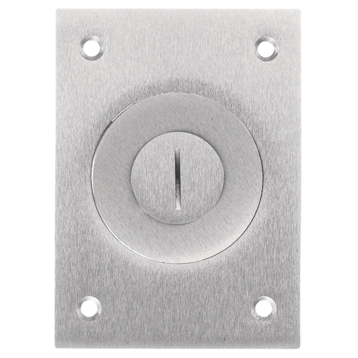 Product image for Cover flush rectangular aluminium 2-1/8x3/4"