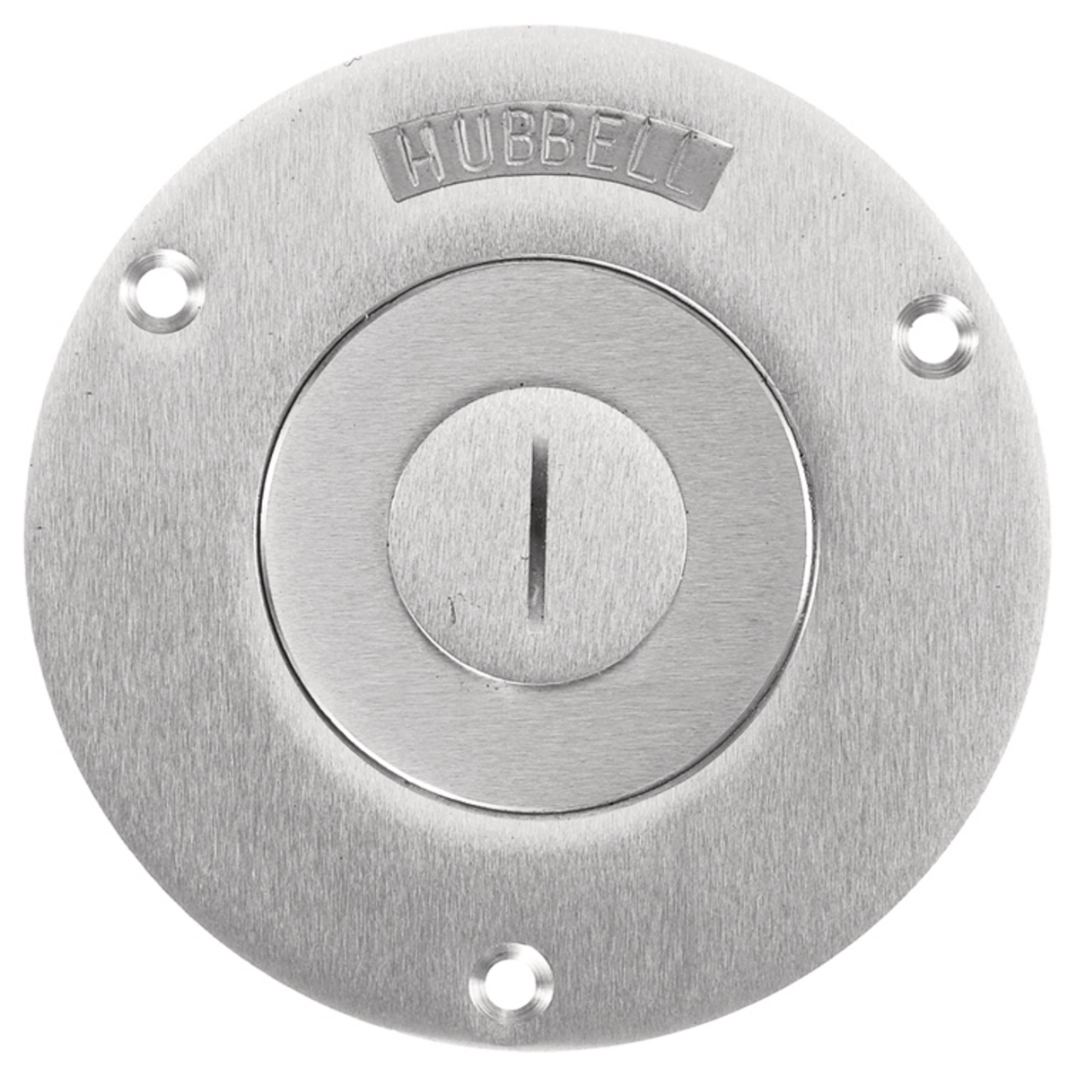 Product image for HUB SA2525 F-BOX CVR RND (2-1/8"X 3/4") ALU