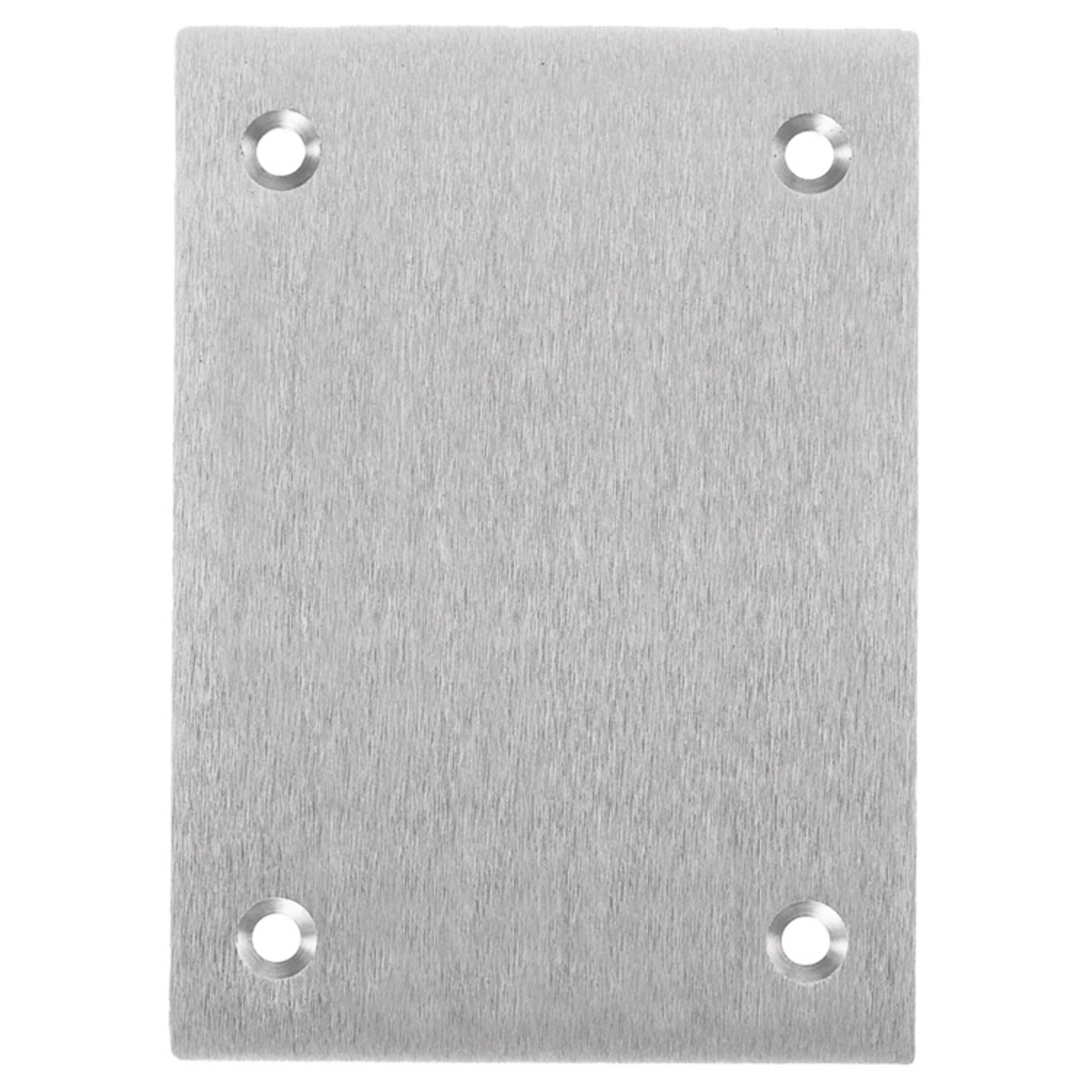 Product image for Cover flush rectangular blank aluminium